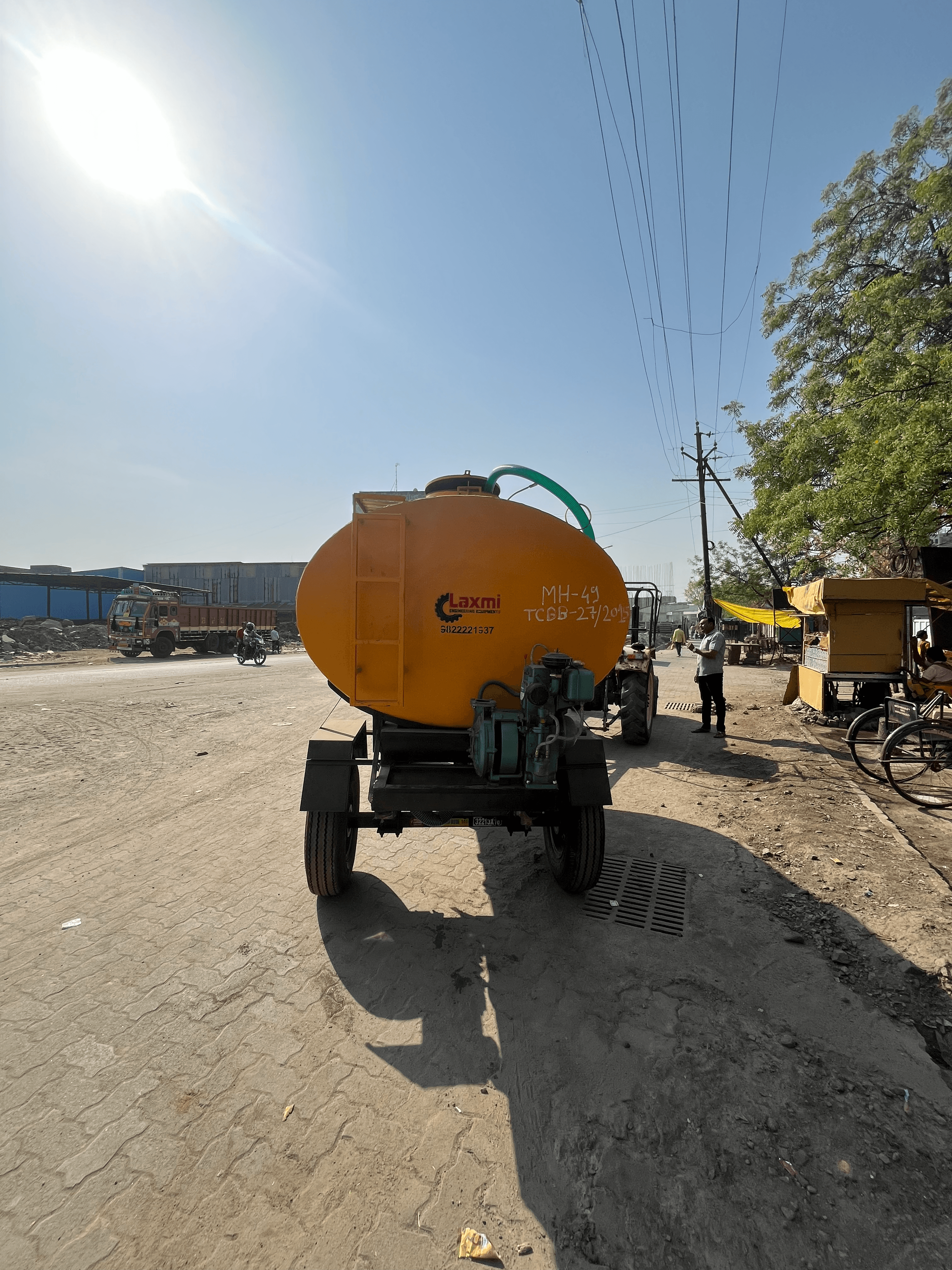 4-Wheel Water Tanker (With Pump) 4